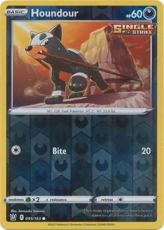 Battle Styles Houndour #95/163 reverse holo